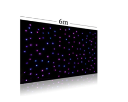 RENTAL - Star Drape RGB LED 6m x 3m