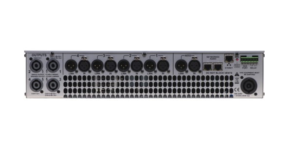 Linea Research 44 series M10 4-Kanal DSP Hochleistungsverstärker mit Dante