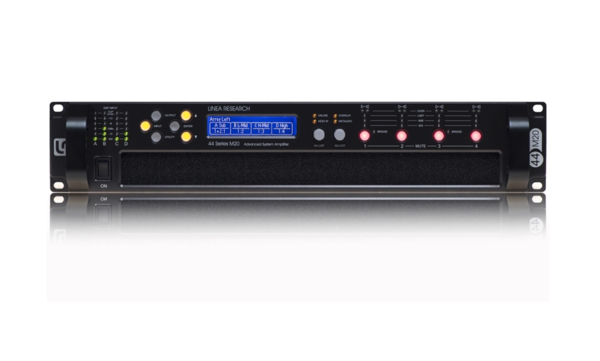 Linea Research 44 series M6 4-Kanal DSP Hochleistungsverstärker mit Dante